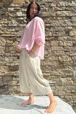 Shayle Indian Cotton Smock Shirt Sugar